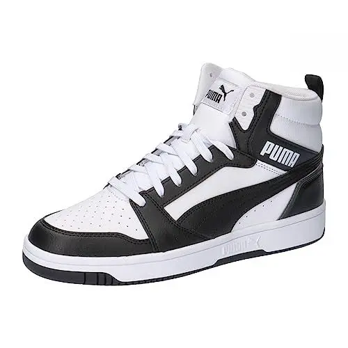 Produktbild: PUMA Unisex Rebound V6 Sneaker, White Black Shadow Gray White, 44 EU