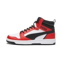 Produktbild: PUMA Unisex Rebound V6 Sneaker, White Black for All Time Red, 41 EU
