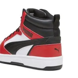 Produktbild: PUMA Unisex Rebound V6 Sneaker, White Black for All Time Red, 44 EU