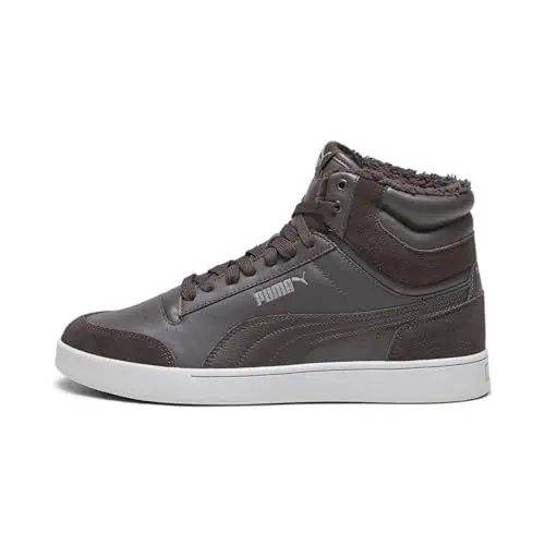 Produktbild: PUMA Unisex Shuffle Mid Fur Sneaker, Grau (Flat Dark Gray Cast Iron Cool Light Gray), 43 EU