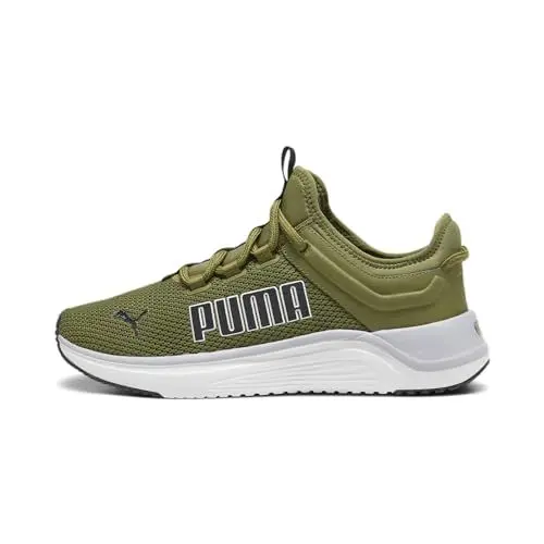 Produktbild: PUMA Unisex Softride Astro Slip Road Running Shoe, Olive Green-Gray Fog White Black, 43 EU