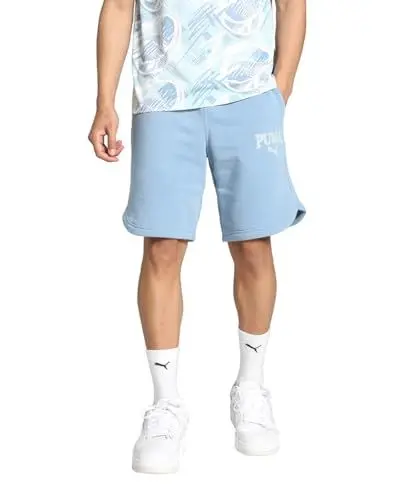 Produktbild: PUMA Unisex Squad 9'' - Zen Blue Strick Shorts, Zen Blue, XXL EU