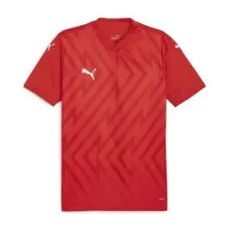 Produktbild: PUMA Unisex Teamglory Trikot Jr Fußballtrikot, Red White, 140