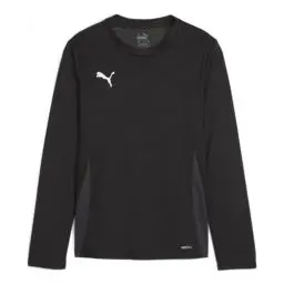Produktbild: PUMA Unisex Teamgoal Jr Fußballtrikot, Puma Black-puma White-Flat Dark Grey, 152 EU