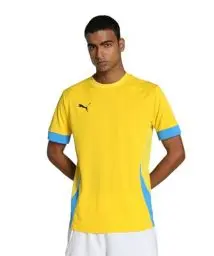 Produktbild: PUMA Unisex Teamgoal Matchday Fußballtrikot, Faster Yellow-Ignite Blue, S EU