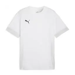 Produktbild: PUMA Unisex Teamgoal Matchday Jr Fußballtrikot, Puma White-puma Black-Feather Gray, 140 EU