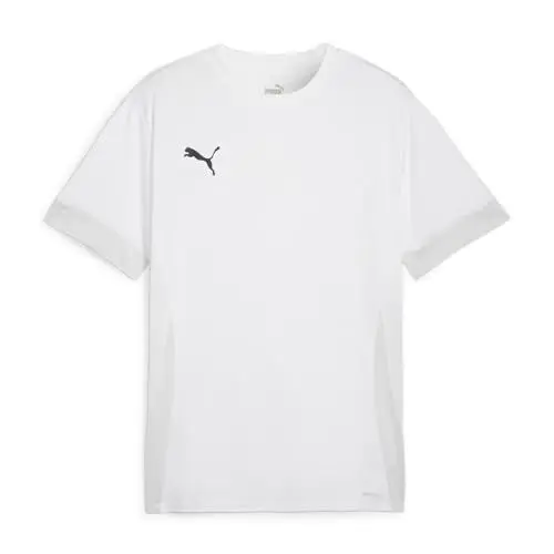Produktbild: PUMA Unisex Teamgoal Matchday Jr Fußballtrikot, Puma White-puma Black-Feather Gray, 140 EU