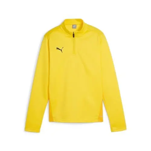 Produktbild: PUMA Unisex Teamgoal Training 1/4 Zip Jr Slim Fit Top, Faster Yellow-puma Black-Sport Yellow, 128 EU