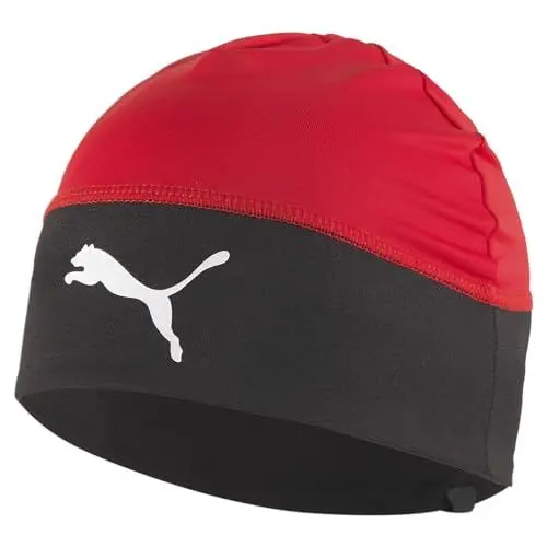 Produktbild: PUMA Unisex Teamliga Beanie Jr M tze, Puma Red-Puma Black, Einheitsgröße EU