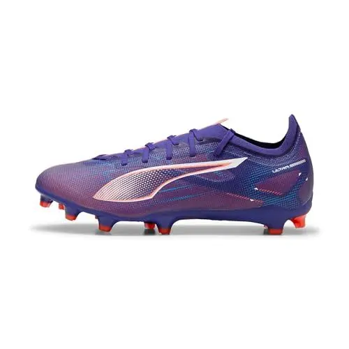 Produktbild: PUMA Unisex Ultra 5 Match+ FG/AG Soccer Shoe, Lapis Lazuli White-Sunset Glow, 44 EU