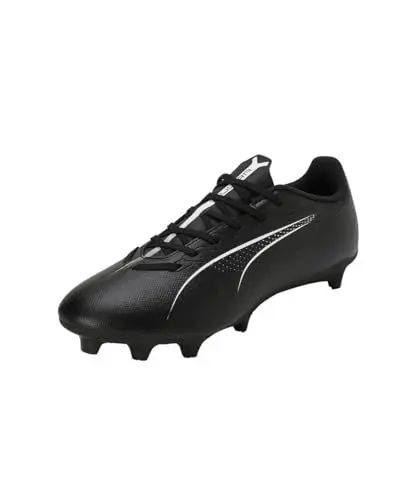Produktbild: PUMA Unisex Ultra 5 Play FG/AG Soccer Shoe, Black White, 41 EU