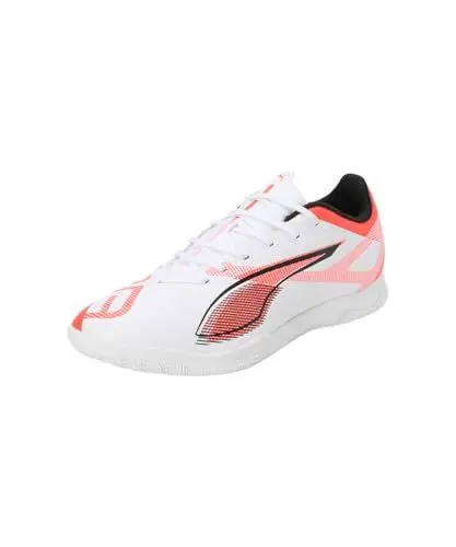 Produktbild: PUMA Unisex Ultra 5 Play IT Fussballschuh, White Black-Glowing RED, 46 EU