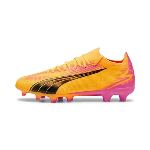 Produktbild: PUMA Unisex Ultra Match Fg/Ag Fußballschuhe, Sun Stream Puma Black Sunset Glow, 42 EU