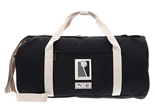 Produktbild: PUMA Unisex – Erwachsene BVB Premium Barrell Bag Sporttasche, Black-Cyber Yellow, OSFA