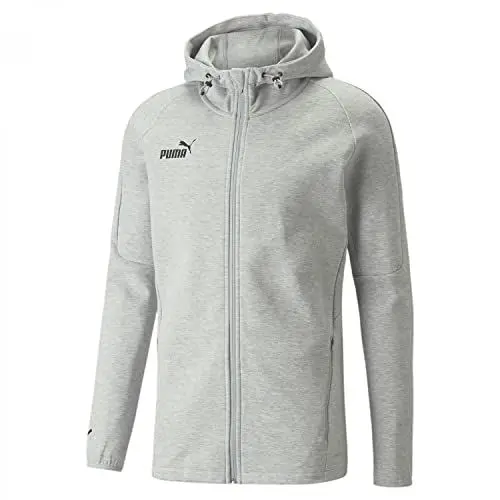 Produktbild: PUMA teamFINAL Casuals Hooded JKT Light Gray Heather