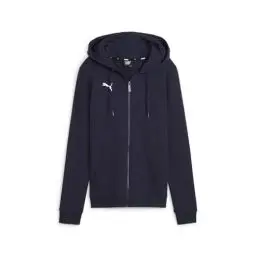 Produktbild: PUMA Damen Teamgoal Casuals Hooded Jacket Sweat, Puma Black-puma White, XL EU