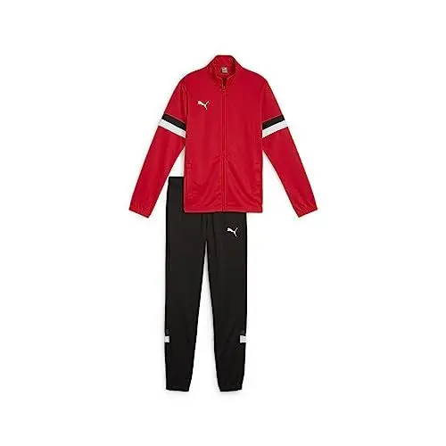 Produktbild: PUMA Jungen Teamrise Tracksuit Jr Trainingsanzug, PUMA Red-PUMA Black, 164 EU