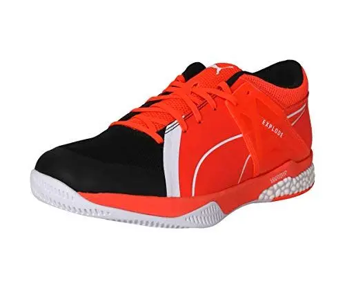 Produktbild: Puma Explode XT Hybrid 2 Low Boot Sneaker Hallenschuhe Schwarz-Weiss-Rot, Größenauswahl:47