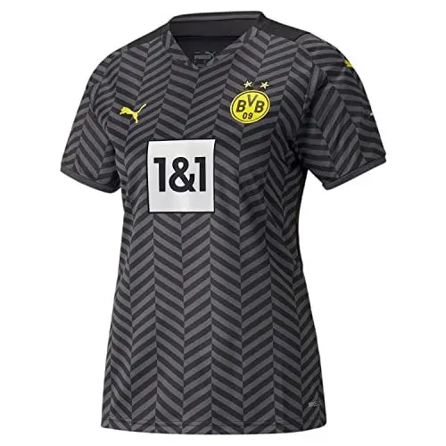 Produktbild: Puma Frau Borussia Dortmund Saison 2021/22 Spielausrüstung, GameKit Away Game-Kit, Asphalt Black, M