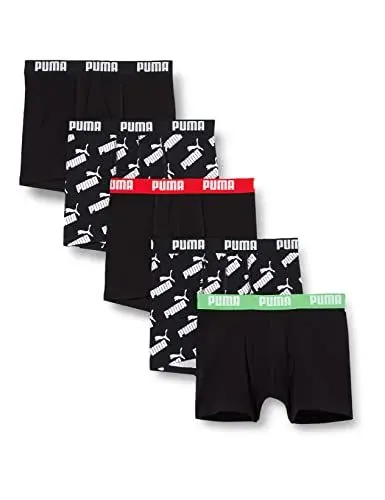 Produktbild: Puma Children Unisex Boxer Unterwäsche, Schwarz, 122-128 EU