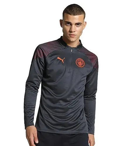 Produktbild: Puma Manchester City FC 1/4 Zip Top Trainingssweater Herren - S