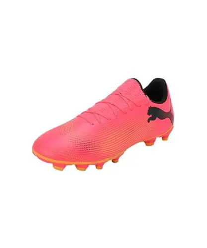 Produktbild: Puma Men Future 7 Play Fg/Ag Soccer Shoes, Sunset Glow-Puma Black-Sun Stream, 42 EU