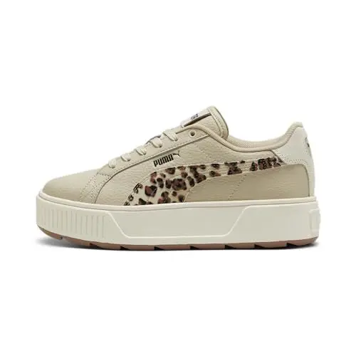 Produktbild: PUMA Damen Karmen I AM The Drama Sneaker, Putty-Brown Mushroom Black, 38.5 EU