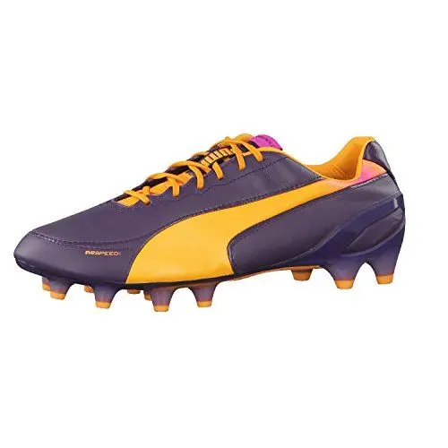 Produktbild: Puma evoSPEED 1.2 L FG 102859, Herren Fußballschuhe, Violett (blackberry cordial-fluo pink 02), EU 42.5 (UK 8.5) (US 9.5)