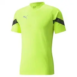 Produktbild: Puma teamFinal Training Fußballtrikot Herren Neongelb/schwarz, XXL