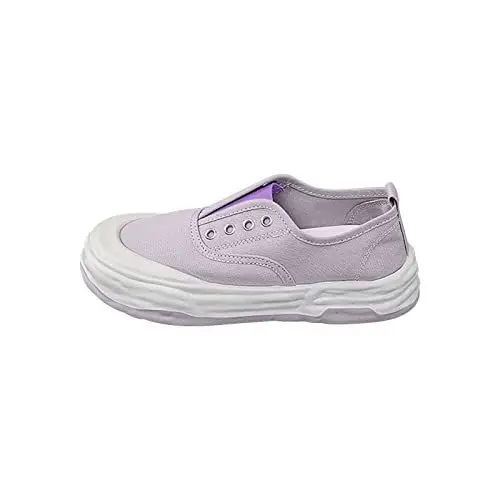 Produktbild: Pumps Damen SchwarzDamen Schuhe Elegant Und Bequem Lässige Sport Laufschuhe Dicke Untere Shake Canvas Schuhe Spangenpumps DamenDamen-Segelschuhe Barfuss Schuhe (Purple, 38)