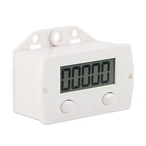 Produktbild: Punch-Digital-Summenzähler, 6-stellige Anzeige, genaue Zählung, kein mechanischer Verschleiß, 0-999999-stelliger Zähler, LCD-Messgerät, geringer Stromverbrauch für Strickmaschinen