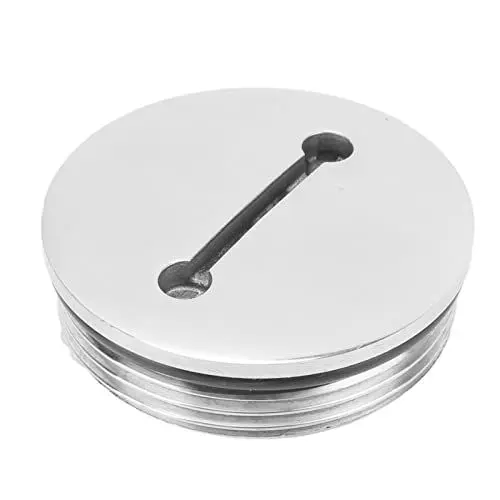 Produktbild: PUNELE Boots-Marine-Kraftstofftankdeckel, Deckfüller, Bootszubehör, Edelstahl-Deckfülldeckel mit Kette, Marine-Hardware-Zubehör (50MM)