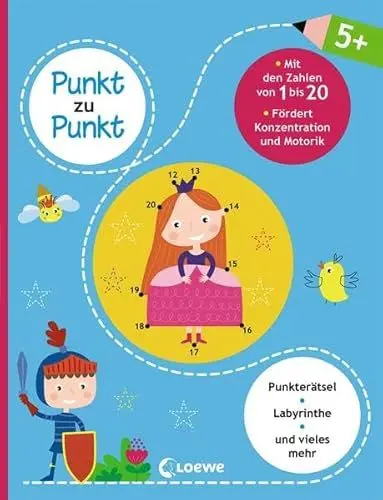 Produktbild: Punkt zu Punkt - Mit den Zahlen von 1 bis 20: Lernspiele für Kinder ab 5 Jahre