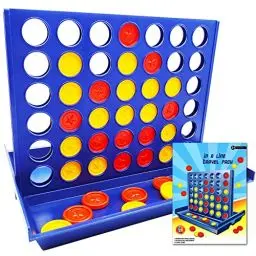Produktbild: Pup Go 4 Gewinnt Battle, Vier Gewinnt Groß - 6 Ersatzchips enthalten, Vier Gewinnt Action, Spiel für Kinder 3+ 4 5 6 Jahren (Groß)