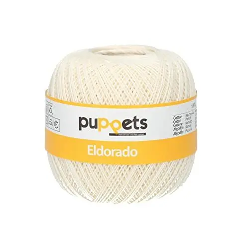 Produktbild: Puppets Eldorado Stärke 10 4574010-08926 natur Häkelgarn, 100% Baumwolle