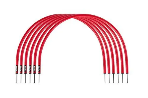 Produktbild: Pure 2Improve Set Trainingsbögen, rot, 60x40cm, 5Stk., inkl. Transporttasche
