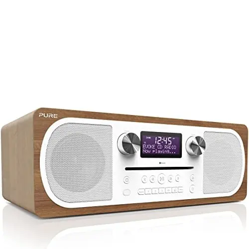 Produktbild: Pure Evoke C-D6 Stereo-All-in-One-Musikanlage (CD, DAB+ Digital-, UKW-Radio, Bluetooth inkl. Fernbedienung) walnuss