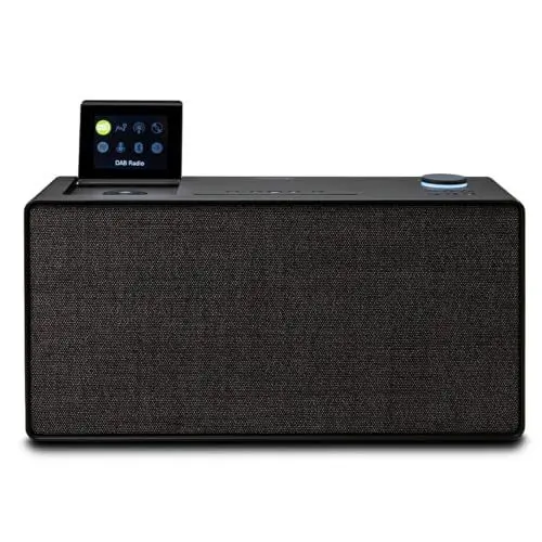 Produktbild: Pure Evoke Home All-In-One Musiksystem mit CD-Player, DAB+/FM Radio, Internetradio, Bluetooth, Spotify Connect, Coffee Schwarz