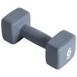 Produktbild: Pure2Improve Unisex-Adult Neopren-Hanteln, grau, 6kg (Satz von 1)