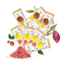 Produktbild: PURE4U BIO Choco & Erdbeere To Go Smoothie Shake Pulver (4x Choco Banana, 4x Sunny Strawberry) | Shake&Go Smoothie Pulver | Ohne Zuckerzusatz | Leichte Zubereitung ohne Mixer