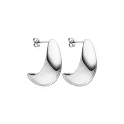 Produktbild: PURELEI® Big Drop Ohrringe, Tropfen Ohrringe aus langlebigem Edelstahl für Frauen, Wasserfeste Damenohrringe, Ohrringe für deinen individuellen Look (Länge 28,4 mm) (Silber)