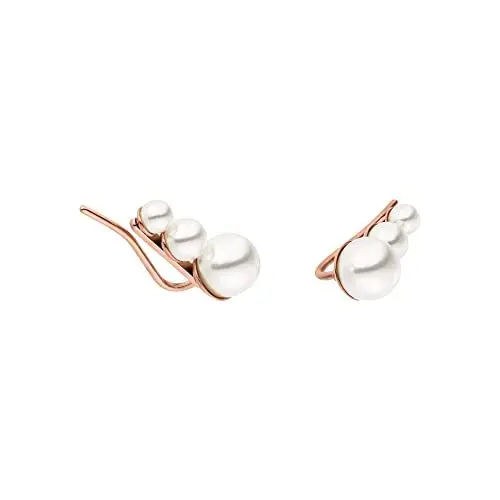 Produktbild: Purelei® Finesse Ohrringe (Roségold) – Damenohrringe aus langlebigem Edelstahl – Wasserfeste Ohrringe Damen – mit eleganten Perlen – Modeschmuck für deinen individuellen Look