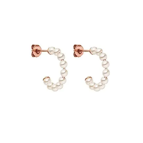 Produktbild: PURELEI® Pure Soul Ohrringe (18K Roségold) – Damenohrringe aus langlebigem Edelstahl – Wasserfeste Ohrringe Damen – Modeschmuck für deinen individuellen Look – 10 mm Innendurchmesser