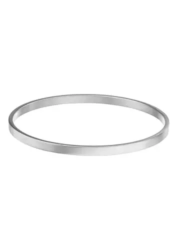 Produktbild: Purelei® Lightness Armreif (Gold, Silber, Rosegold) - Wasserfester, Eleganter und Schlichter Edelstahl-Armreif für Damen - Geschenk für Frauen in Verschiedenen Größen (Silver, S)