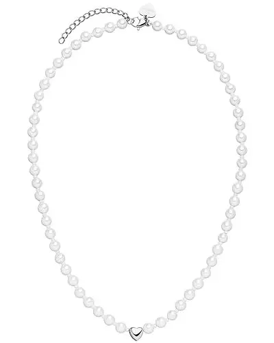 Produktbild: Purelei® Lovely Kette Damen (Silber) – Halskette Damen aus langlebigem Edelstahl – Wasserfeste Kette mit Anhänger – 40-45 cm Länge verstellbar – Halskette für deinen individuellen Look