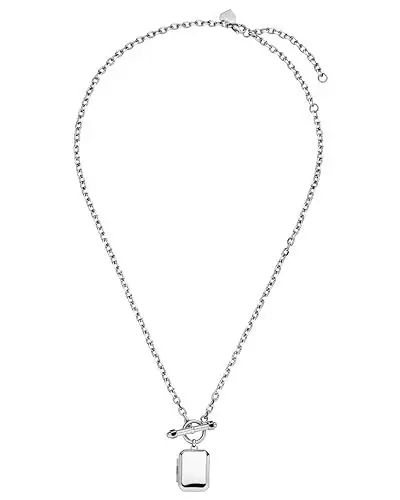 Produktbild: Purelei® Soulmate Medaillon Kette (Silber) – Elegante, verspielte Halskette – Edelstahl 18K – Damen Kette mit aufklappbarem Anhänger – Hawaiianisch inspiriert & wasserfest
