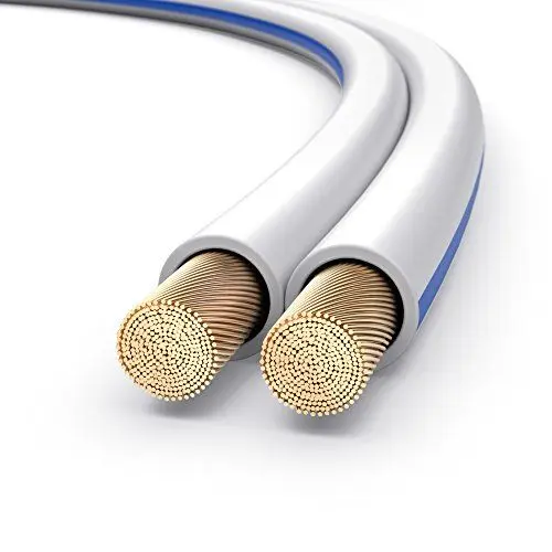 Produktbild: PureLink Lautsprecherkabel OFC 2 x 2,50mm² (0,10mm), 50,0m, weiß