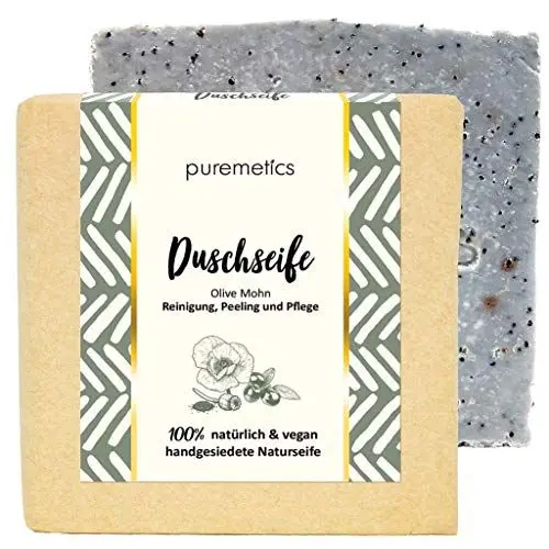 Produktbild: Puremetics Zero Waste peelende Dusch-Seife