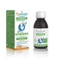 Produktbild: Puressentiel – Atemwege - Hustensirup mit Pflanzen, ätherischen Ölen, Honig und Propolis - Hustenstiller - 100 Prozent natürliche Wirkstoffe- 125 ml