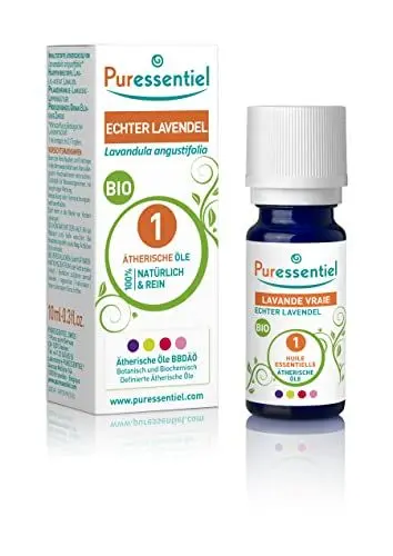 Produktbild: Puressentiel - Ätherisches Öl Echter Lavendel Bio 10 ml - BBDÄÖ - 100% rein und natürlich